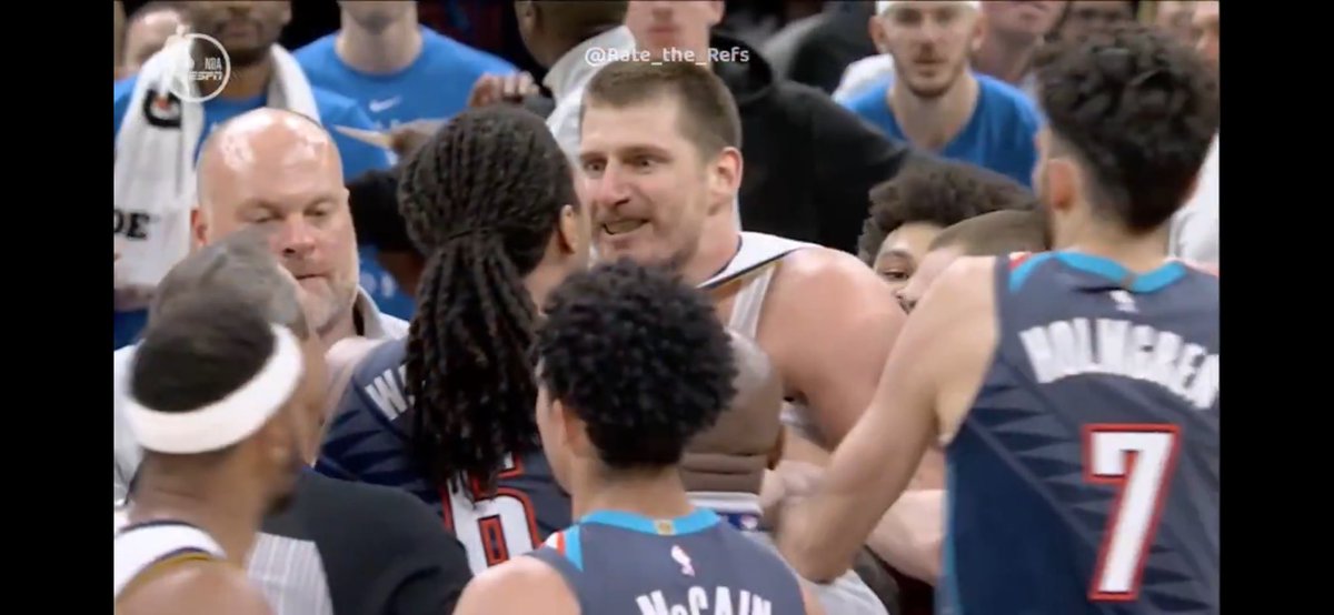 I’ve never see this level of crazy in Jokic’s eyes. And I love it