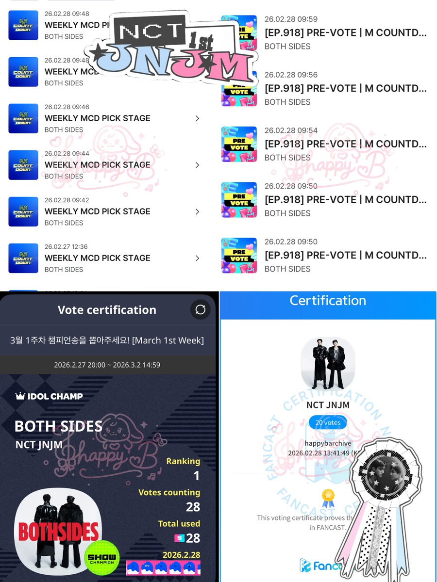 ‧₊˚♪ 𝙃𝙖𝙥𝙥𝙮 𝘽 𝄞₊˚⊹; both sides tweet media