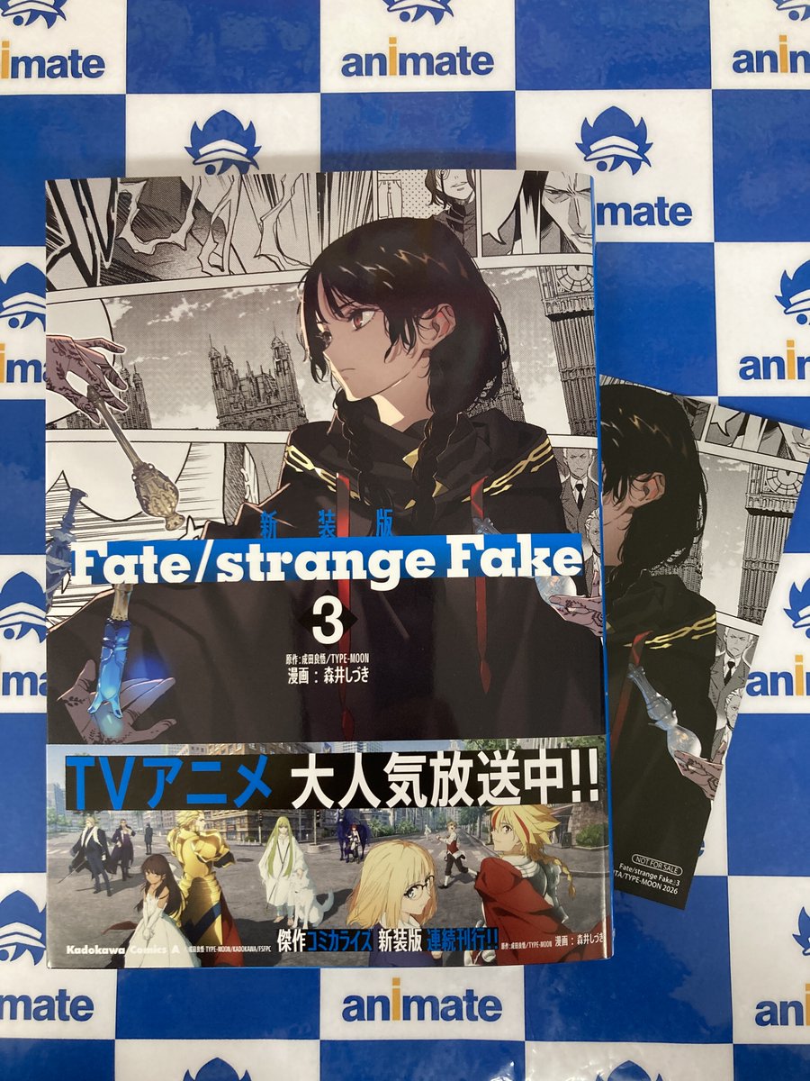 📚書籍情報📚】 『＃Fate/strange Fake(3) 新装版』 3Fにて好評発売中