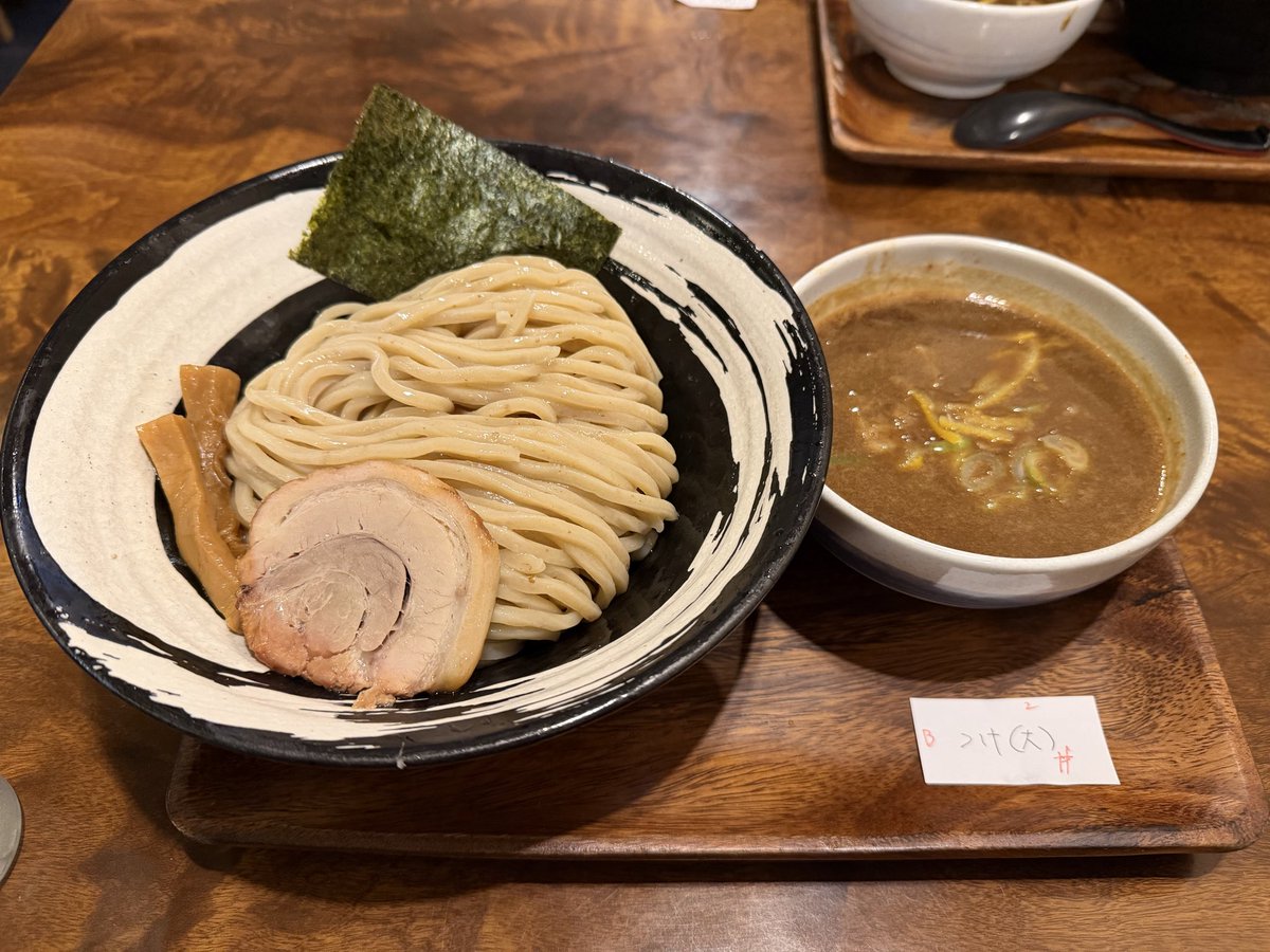 Revenant_X02's tweet photo. そしてつけ麺 https://t.co/UEOfmZrq3s