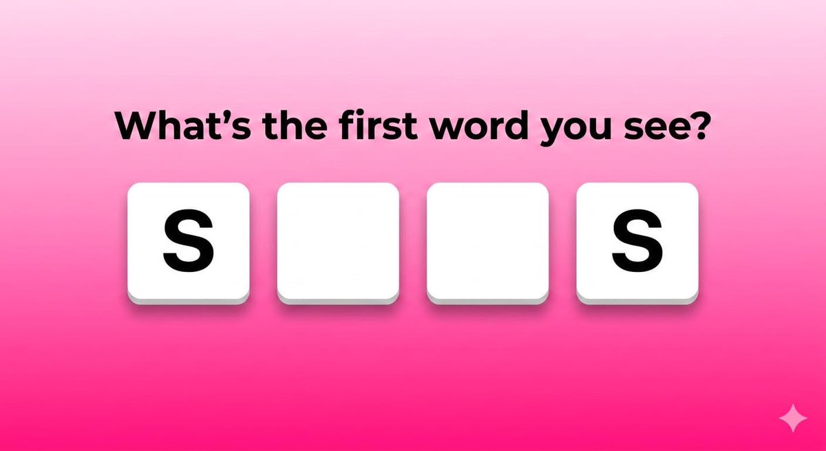 What the first word you see?
0.0003 will succeed