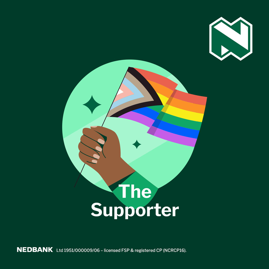 Nedbank's tweet photo. Pride is about showing up and standing together. Which Allyship Archetype best represents you?
Take our Pride survey here: https://t.co/skRr2t4tdq
Find your match and comment using #ThePowerOfUs to stand a chance to win 1 of 10 Avo vouchers.
T&Cs apply. https://t.co/WhzDbFFqD3