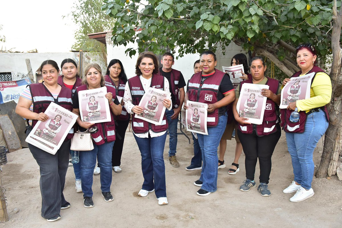 📍Viernes de casa por casa en la colonia Laura Alicia Frías, en mi querido Hermosillo.  

Mañana vamos a Nogales 🛣️