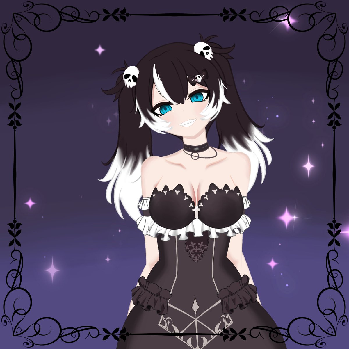 Ahora sí, oficialmente feliz cumpleaños Kuro!!🎉🎉
se te aprecia mucho✨
Aquí está el dibujo que hice por el cumpleaños de <a href="/KuroAmyVT/">KuroAmy 💀⛓️🚛</a> 

#kuronesart #KuroAmyDay