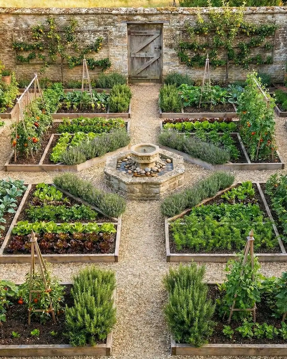 Boost Your Garden's Yield with a Bee-Safe, Mosquito-Free Central Fountain

A productive potager garden relies entirely on pollination. By placing a water feature right in the center of your growing space, you reduce the distance bees need to travel for hydration, keeping them