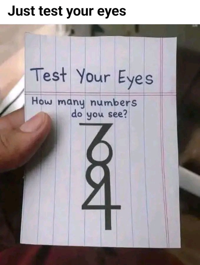 How many numbers do you see?