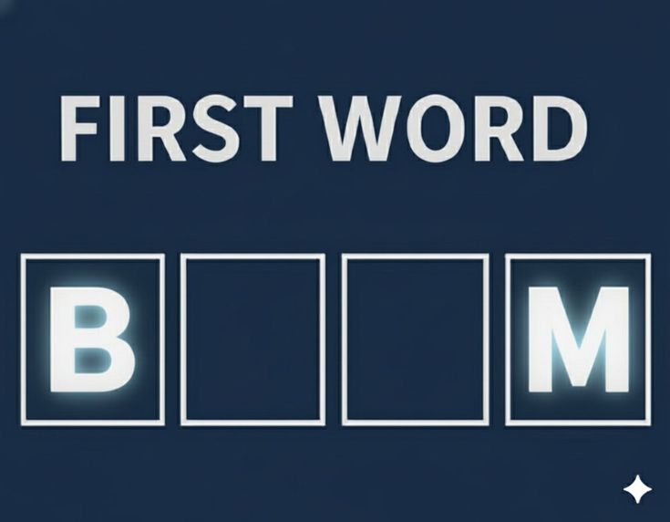 Make a word of 4 letter?