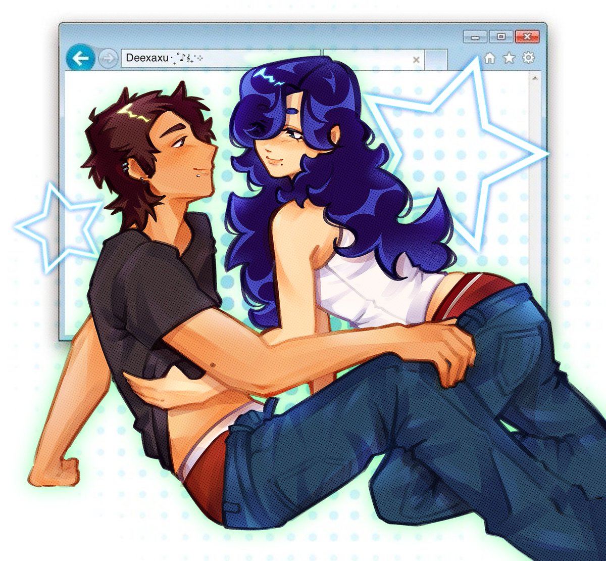 #obssesed with my oc’s they’re so #yaoi