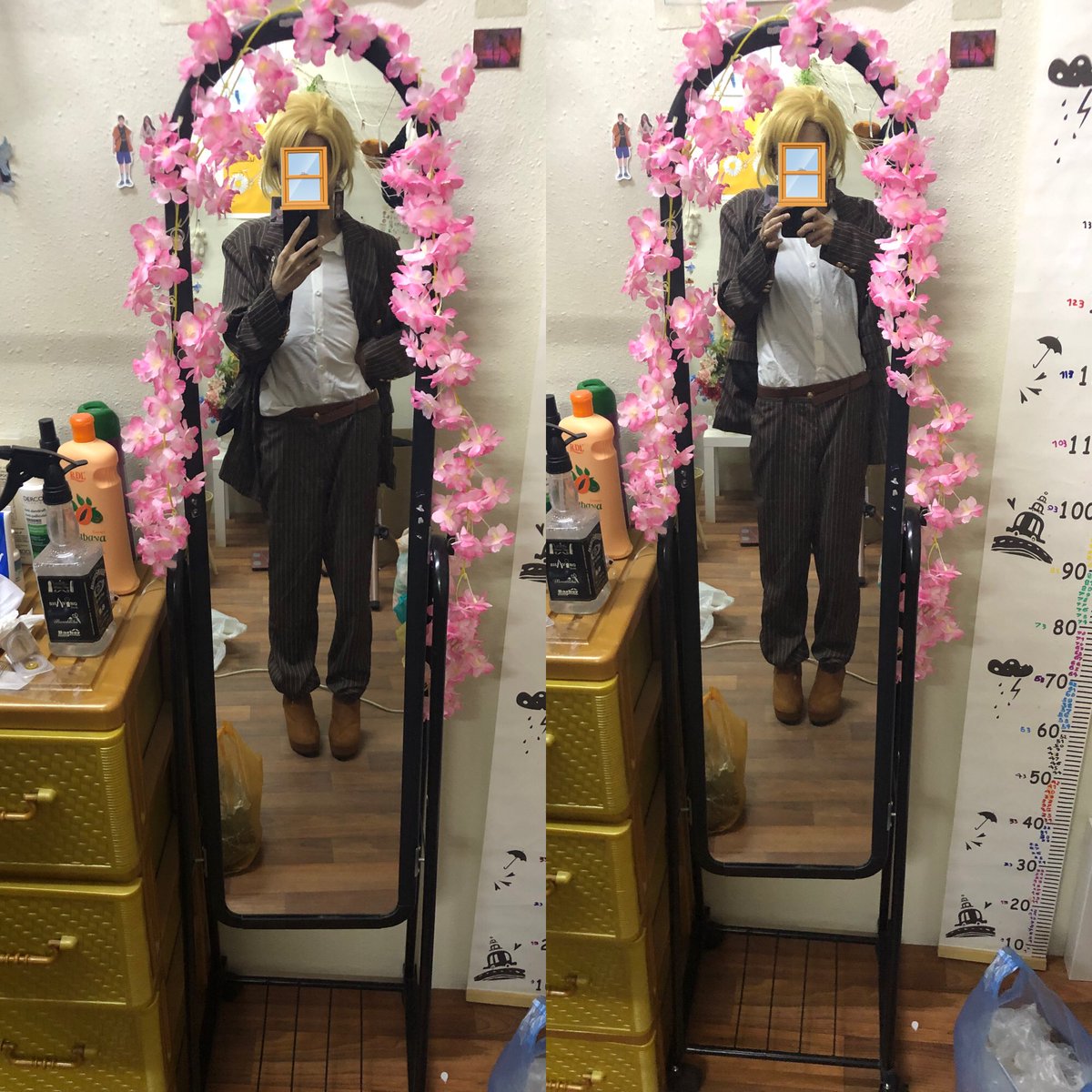 freesouls2001's tweet photo. this is my king lim not the character from spy family, also i’m a kid stealing my dad suit✌️it was so fun how they are so big on my body even i ruin the cosplay but no being able to wear the lenses, i made the earrings

2026 25 february 6pm
#thin #cosplay #lovejinx #limhaegyung https://t.co/ItMDkKijKK