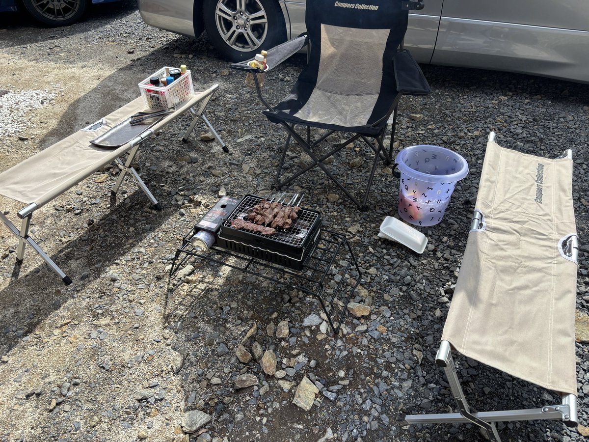自分家の庭でBBQできるの最高すぎる