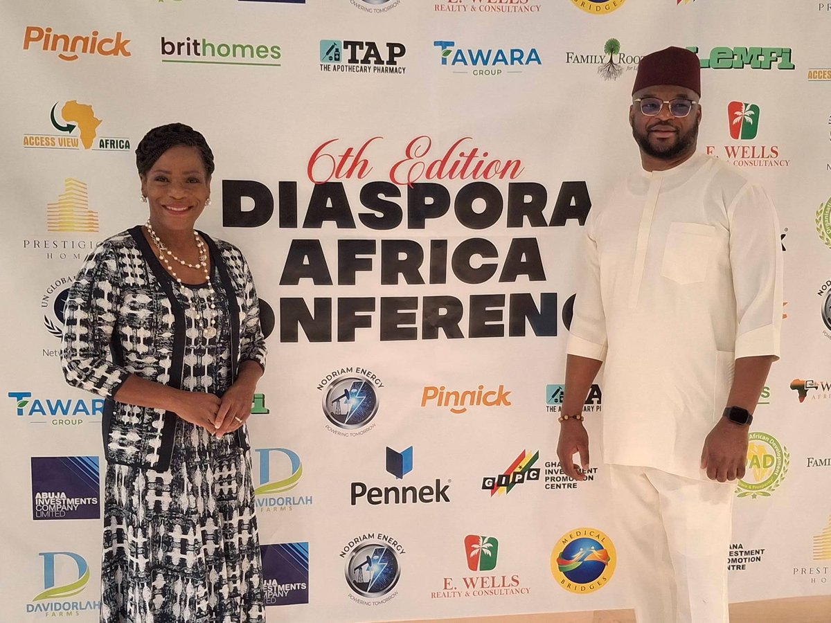 Hunter4Congress's tweet photo. I was honored to speak at the 6th Annual Diaspora Africa Conference at The Ion. It was inspiring to witness the continued growth of this gathering and the powerful exchange of ideas connecting our global community.
Congratulations to Amb.  Eze Chukwu on a successful conference!m https://t.co/WKOo0rlJaU