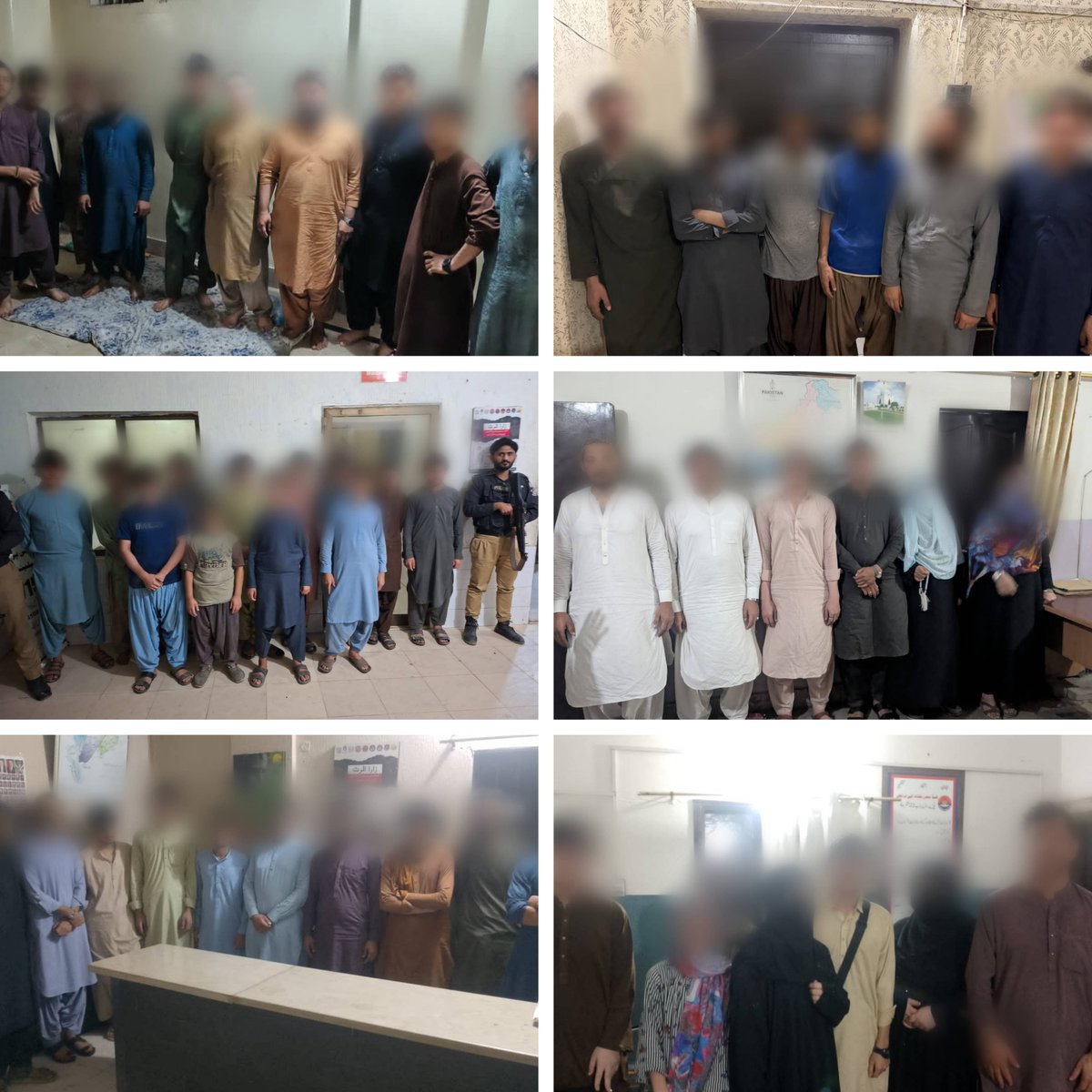 KarachiPolice_'s tweet photo. ڈسٹرکٹ سٹی پولیس کا رات گئے ٹارگٹڈ کومبنگ/سرچ آپریشن۔
98 غیر قانونی افغان باشندے حراست میں، عارضی رہائشی ایکٹ کی خلاف ورزی پر 61 ملزمان گرفتار۔
کارروائی ایس ایس پی سٹی عارف عزیز کی نگرانی میں مختلف علاقوں، ہوٹلز اور گھروں میں کی گئی۔
#KarachiPolice #TargetedOperation https://t.co/0ohAuPzgyW