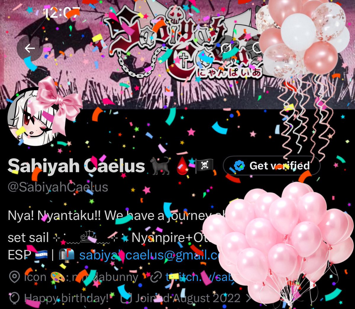 Sabiyah Caelus 🐈‍⬛🩸🏴‍☠️ tweet media