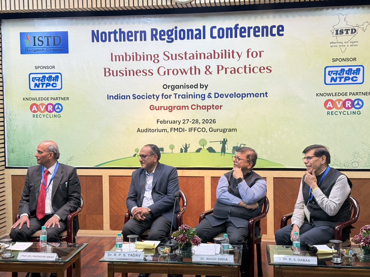 drraghvendra64's tweet photo. Yesterday I shared my CSR view work of Kanjar and Tribals community as panelist  during Northern Regional Confrence organised Con organised by Indian society for Training and Development at FMDI https://t.co/euKLPhRA9D