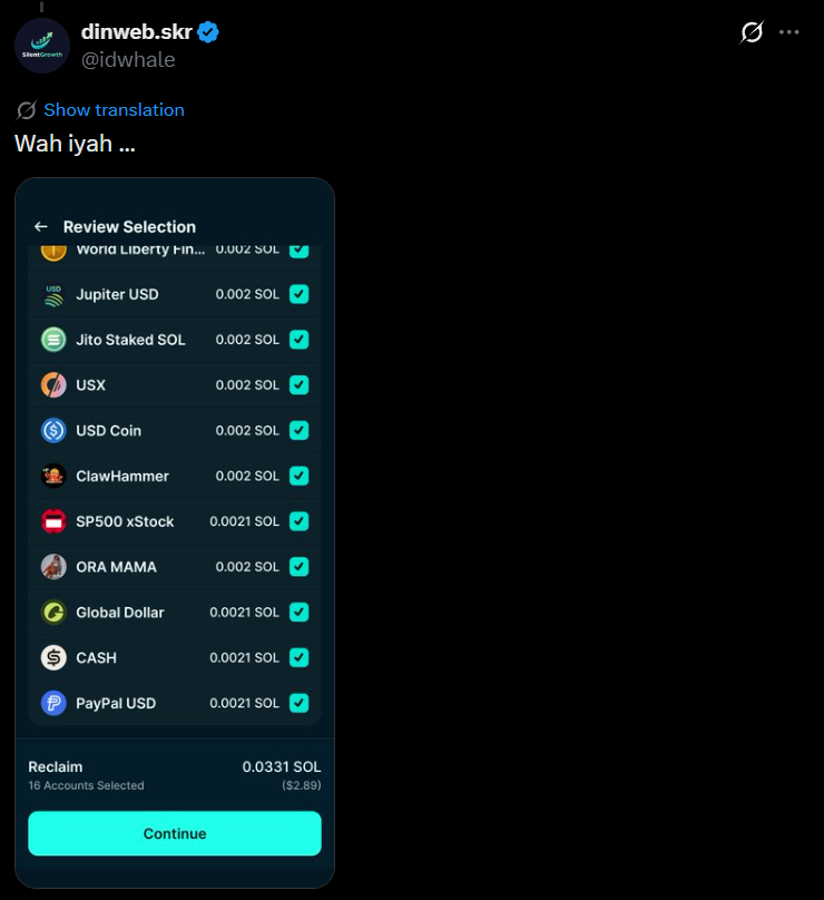 Lumayan kan "free" SOL!🙌

Mau juga free SOL nya?
Langsung import wallet kalian ke <a href="/jup_mobile/">Jupiter Mobile</a> 😎