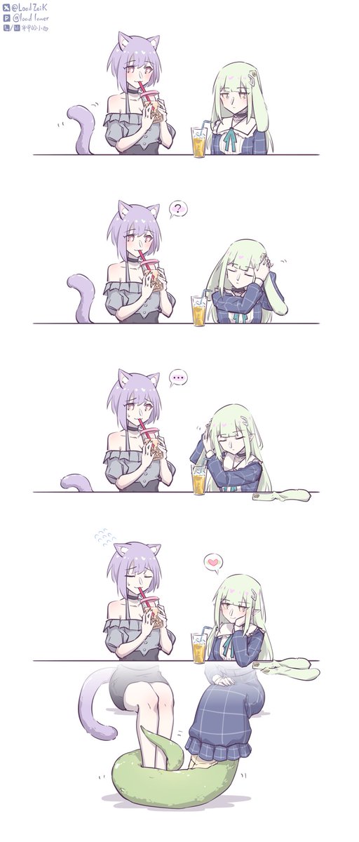 RT @LoadZeiK: #AveMujica #にゃむむつ #むつにゃむ ネコとウサギ…？