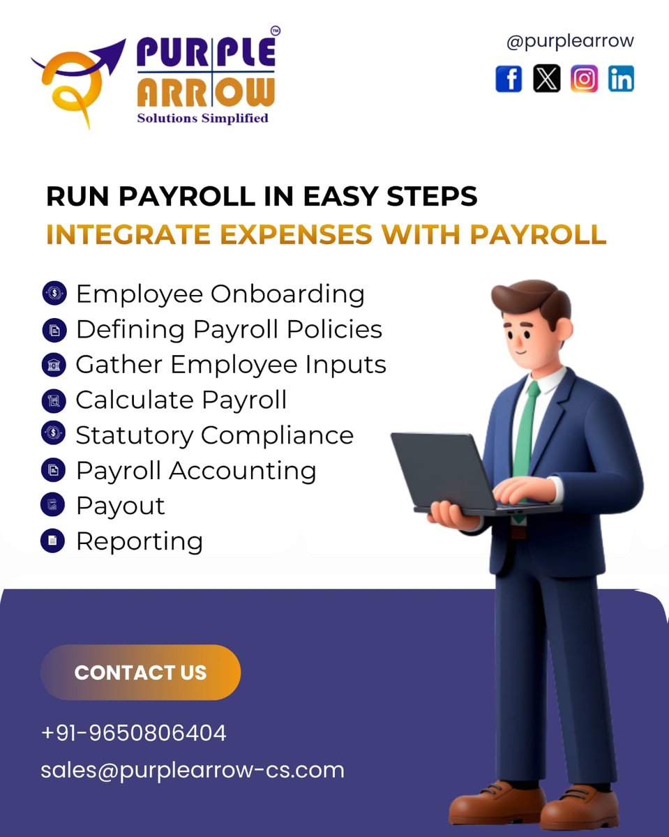 purplearroww's tweet photo. From onboarding to Payout — Payroll made powerfully simple with Purple Arrow.

+91-9650806404
https://t.co/A16jGIIenL | sales@purplearrow-cs.com
#payrollMadeEasy #HRTech #BusinessSolutions #EmployeeOnboarding #StatutoryCompliance #PayrollManagement https://t.co/XPM3Xhu6as
