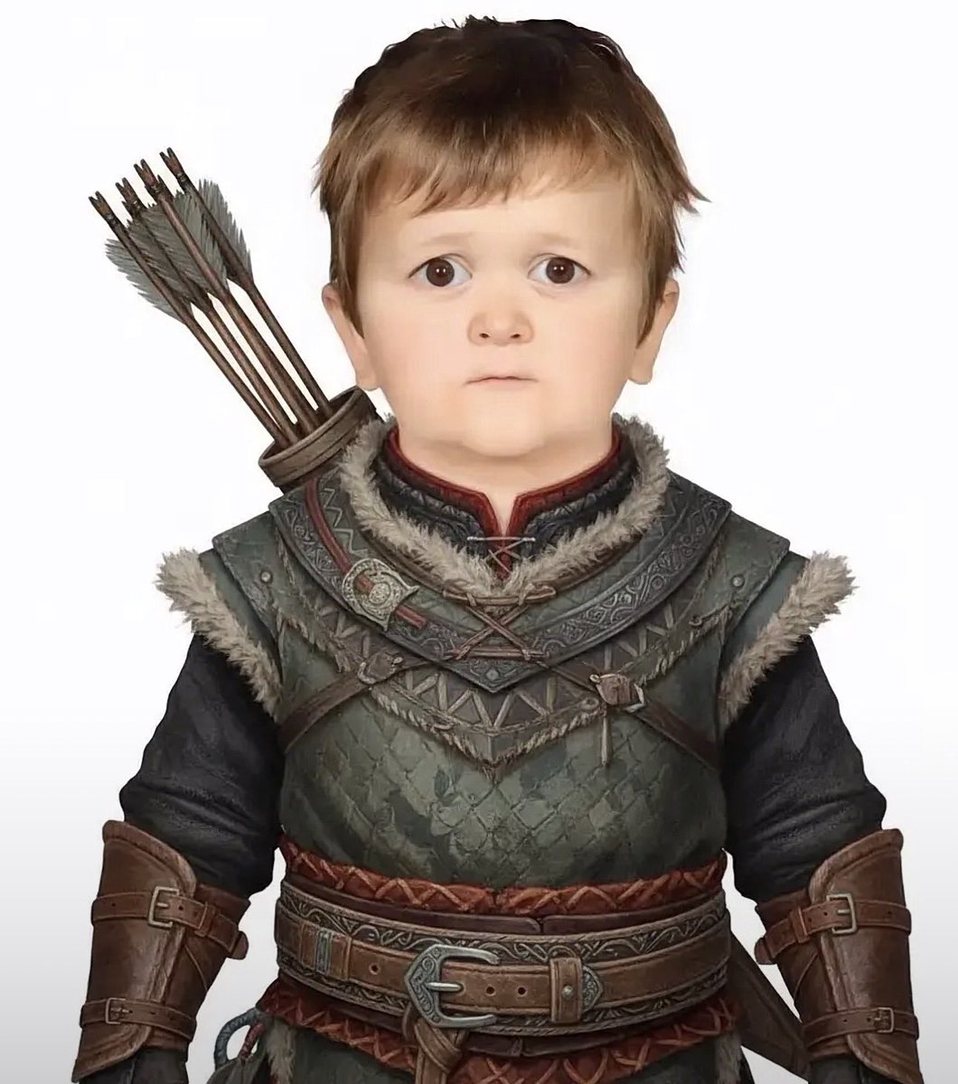 I couldn’t figure out who did the live action Atreus look like and now I know 💀