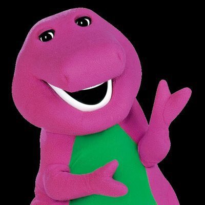 Barney the dinosaur tweet media