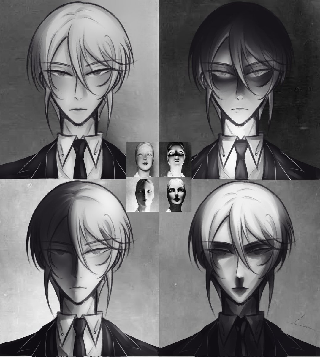 in this trend, I had no problems with shadows, I had problems with my face...🖋️
#YUUMORI #Moriarty