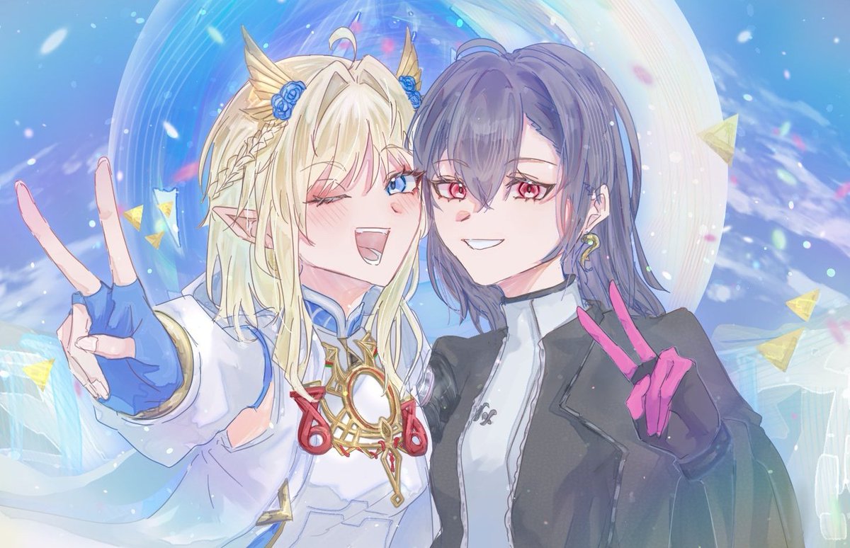 enamering's tweet photo. #エクスアストリス
遅れちゃったけど2周年おめでとう‼️ https://t.co/BZG8tS2Utz