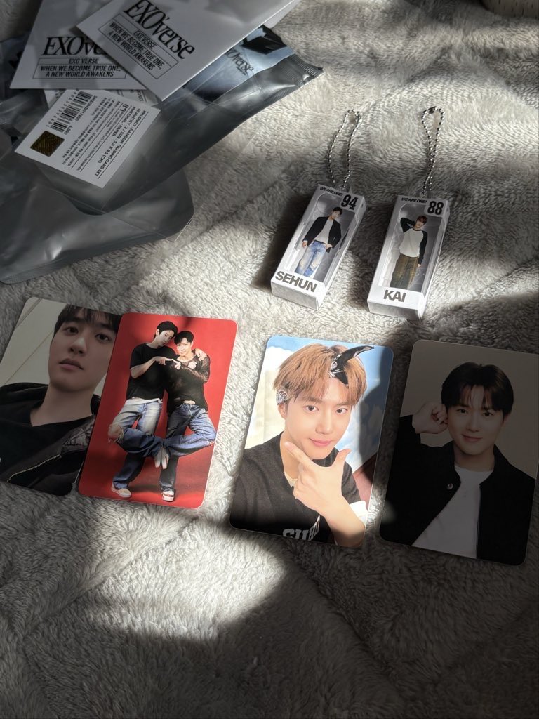 EXO EXOverse トレカ 交換 譲 スホ、チャニョル、レイ、ギョンス