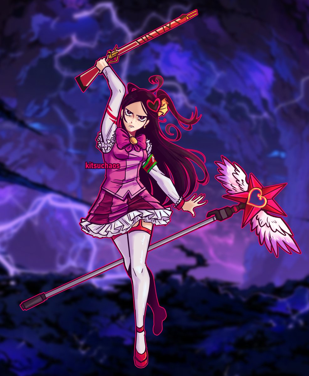 eu com minhas armas signature 😽 (estava treinando pose)