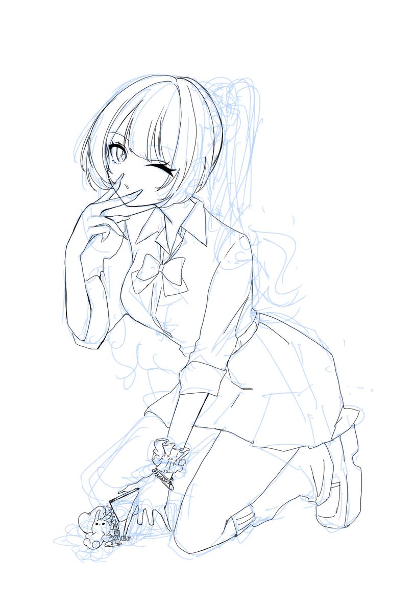 次は15時半線画を描き切って色をぬれるのか！