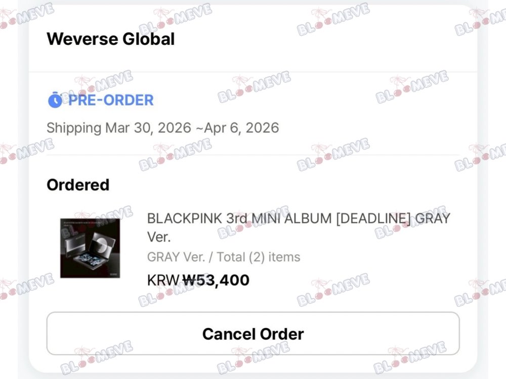 bloomeve_'s tweet photo. [PROOF by BloomEve]

BlackPink 3rd Mini Album – Deadline from Ktown 4 U and Weverse has been ordered. Thank you for ur order!❤️‍🔥

wtp 블랙핑크 jisoo jennie rosé lisa 지수 제니 로제 리사 위버스 케타포 엘범 포카 양도

#BLACKPINK #BEproof https://t.co/oceqhFAwrc