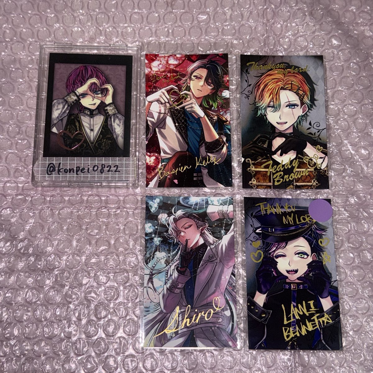 交換】悪魔執事と黒い猫 あくねこ 4周年 特典 バレンタイン トレカ風