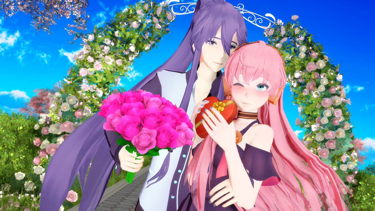 EmeraldxGloom's tweet photo. #gakuluka #lukagaku #lukapo #gakupoxluka #lukaxgakupo #がくルカ https://t.co/GwgdNMJx9f
