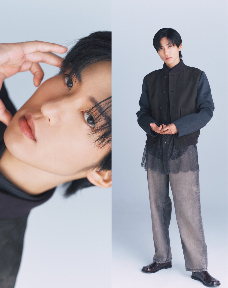 SPRiNG3月号 目黒蓮 さん 誌面カット大公開🫶 FENDI最新ルックを纏った