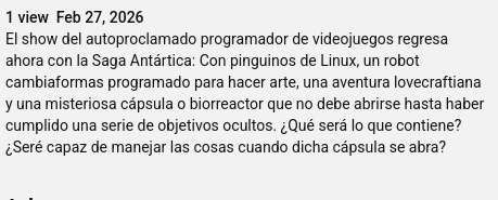 m0d0pr0tegid0's tweet photo. Nuevo episodio de Modo Protegido ya disponible en Youtube. 

"Primera Transmisión Después del Desastre"

Link en el primer comentario. https://t.co/zIlEMgkuo2