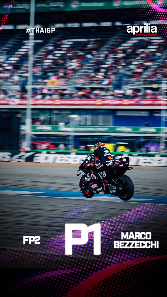 ApriliaPlanet's tweet image. #GoodJob ‼️ #AmazingTeam
@ApriliaOfficial  ❤️🇮🇹🔥
.
#AmazingRider ‼️
#MarcoBezzecchi 💪🏻#JorgeMartin💪🏻
.
@88jorgemartin
@Marco12_B
@72Marco30853 
.
BRAVISSIMI  ‼️