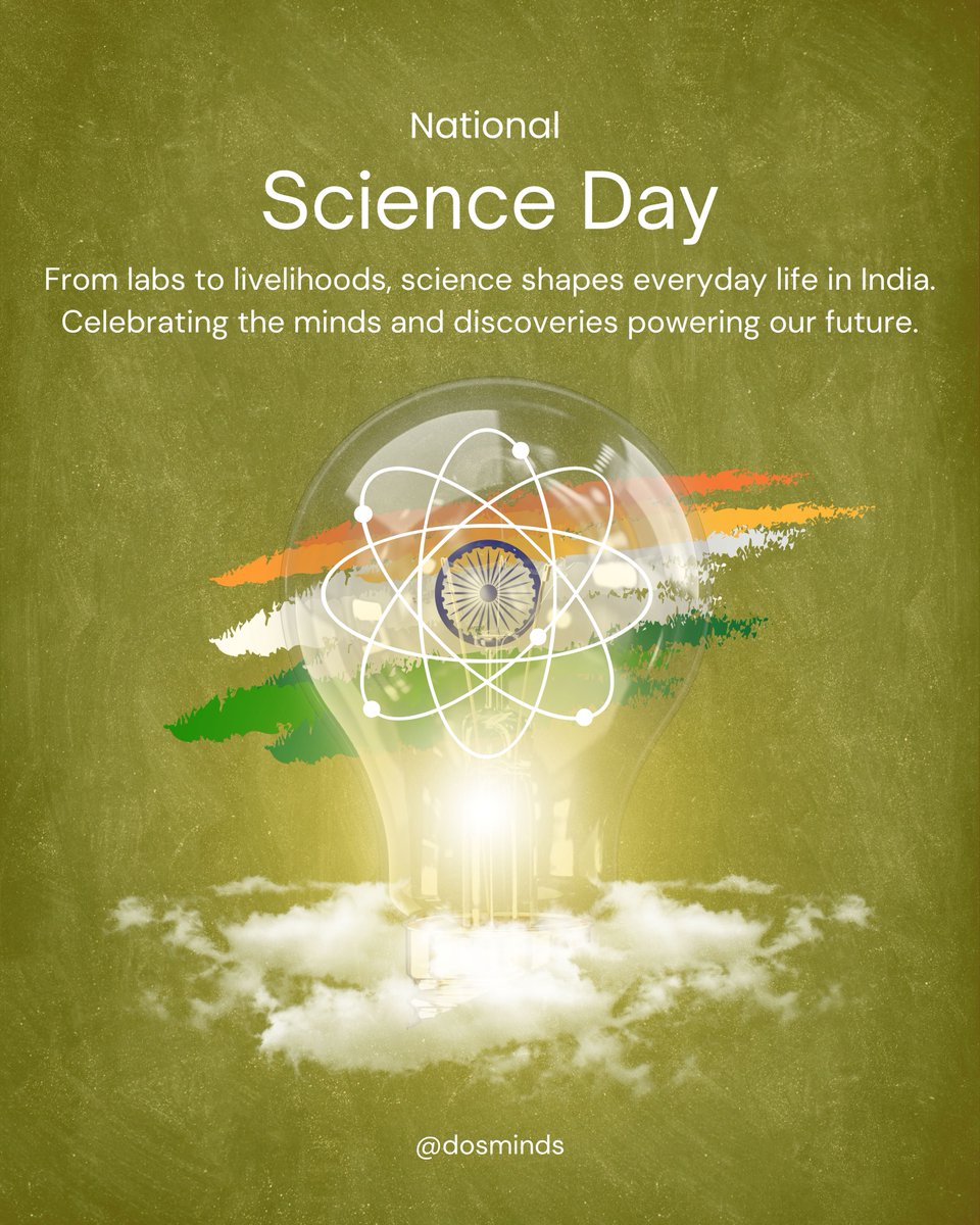 National Science Day reminds us that science is not confined to laboratories, it lives in everyday innovation, healthcare advancements, space exploration, and grassroots solutions shaping India’s future. 
#NationalScienceDay