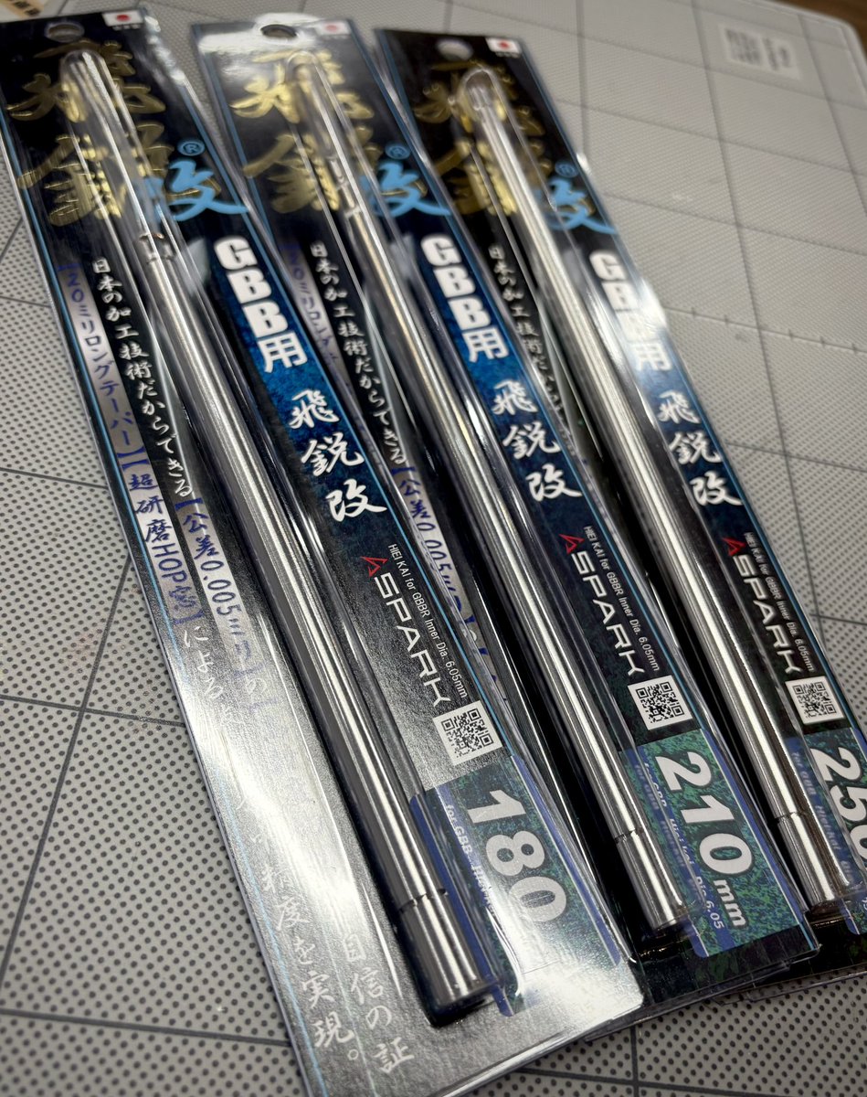 SPARK 高精度インナーバレル「飛鋭改」 ガスブローバックライフル用 再