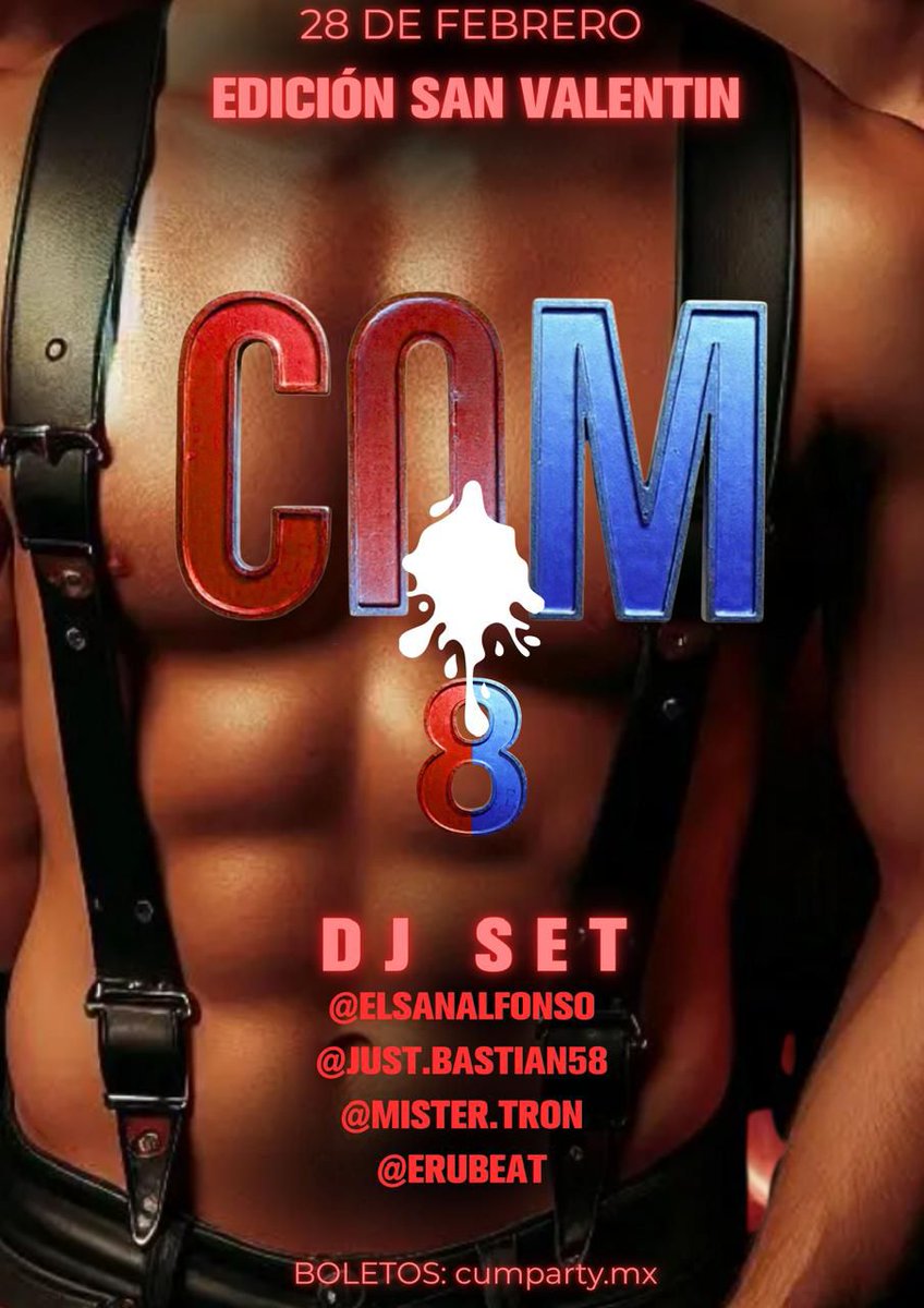 andyjorodriguez's tweet photo. A quienes veo mañana en @cumpartymx ? Para pasarla bien rico 🤤😈 compren sus boletos, antes de que se agoten. 👇🏼 #cumparty https://t.co/KOI2bZQwMK