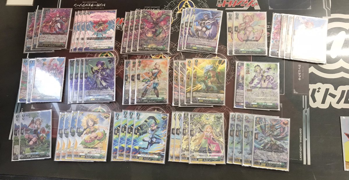 本日のヴァンガード ショップ大会 優勝はヤサイドンさんのベルクレアで