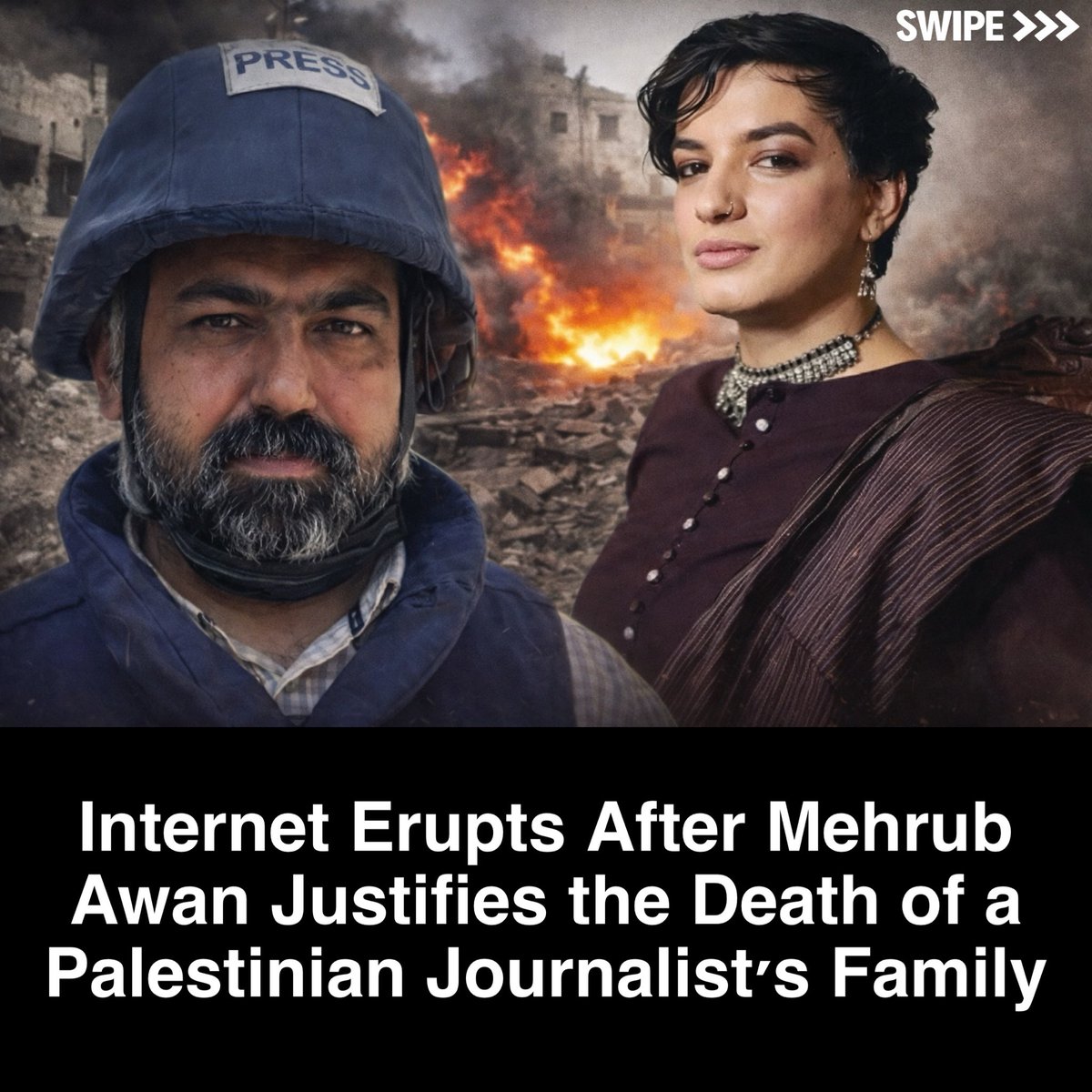 This is evil beyond reasoning. <a href="/AbujomaaGaza/">Motasem A Dalloul</a> is a respected journalist and no political difference can ever justify Zionist butchery. In their hate for Imran Khan, they can stoop to any sick level. This is the real face of this so called lifafa activist. 
instagram.com/p/DVSieD3jkjo/…