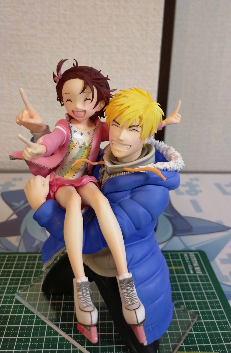 文桜造ガの黒川りく様原型 メダリストの結束いのり＆明浦路司先生でき