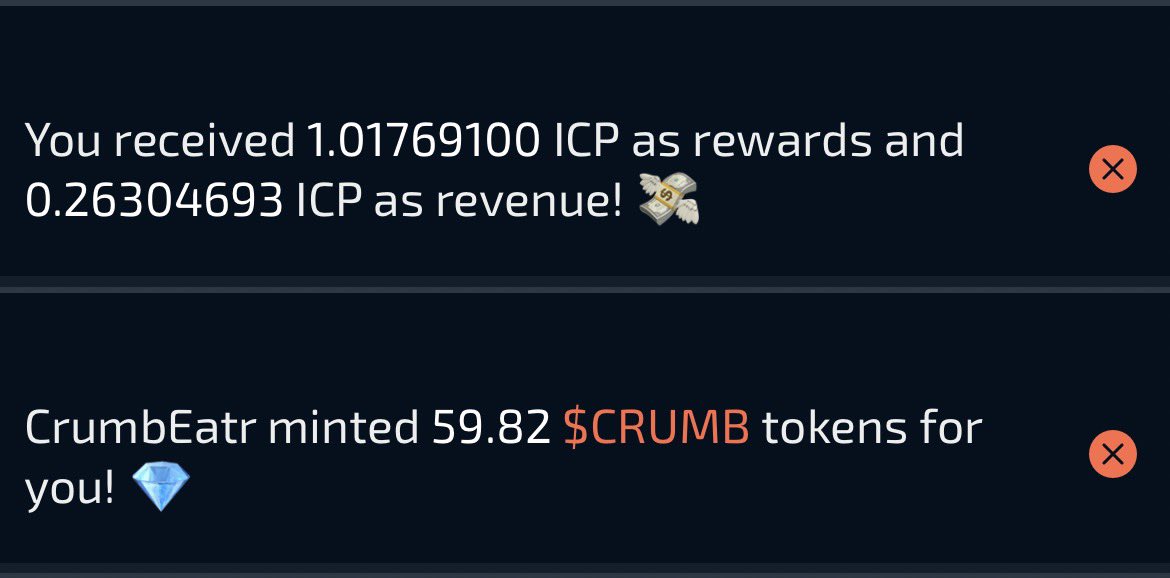 EdmorePeterhoff's tweet photo. Thanks to crumbeatr for the weekly reward! https://t.co/Ywa9RHuekB