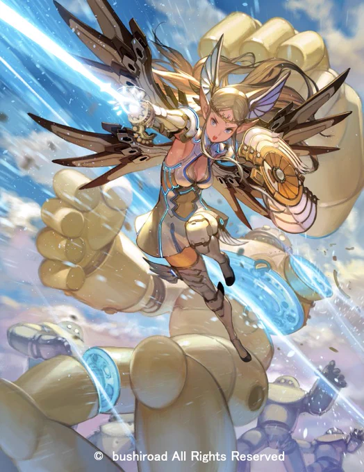 人タイプのキャラの担当も少ないながらも描いてます トリスタンはもう15年前… #ヴァンガード #VG15th