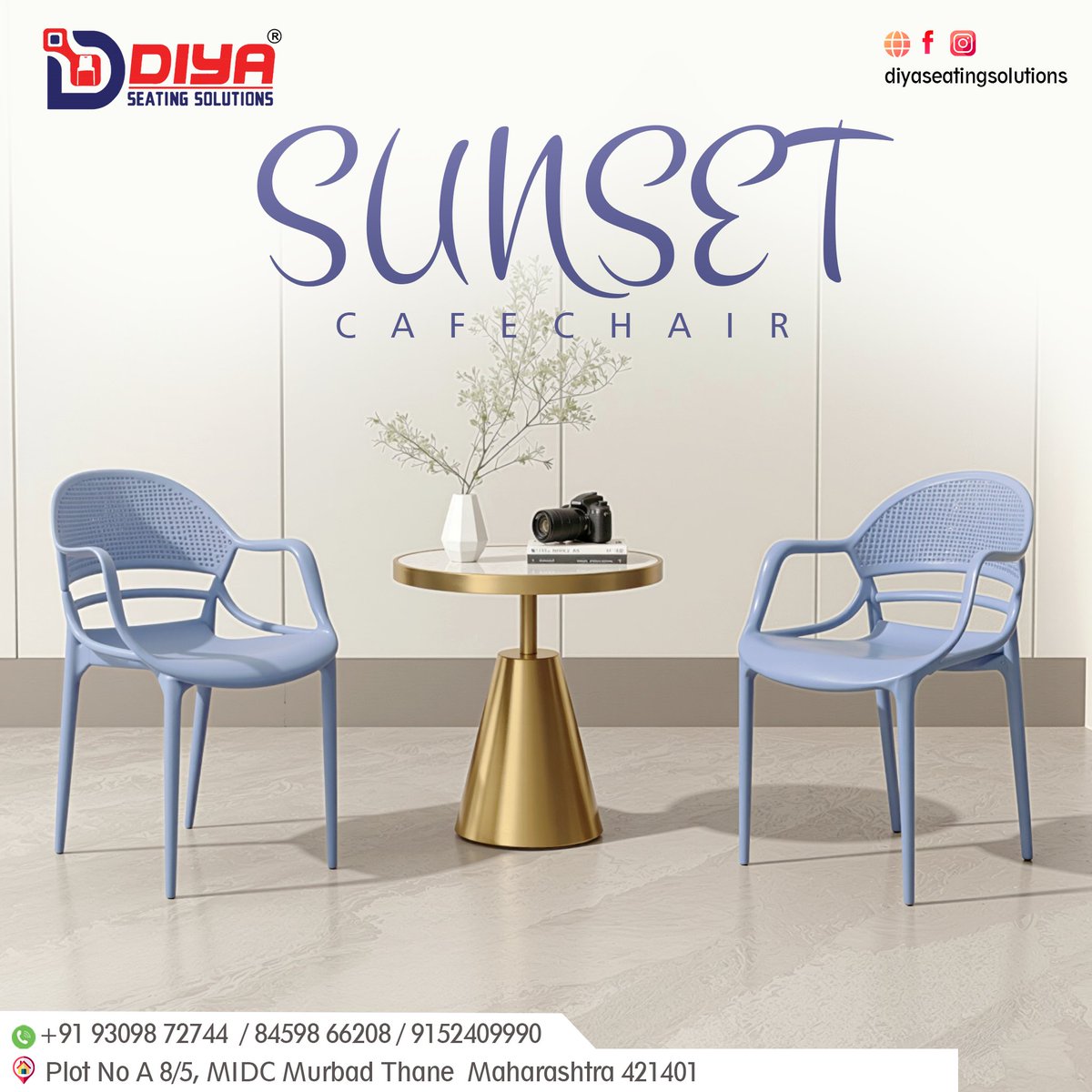 diyaseatin46731's tweet image. Add style to your café seating with the Sunset Café Chair from Diya Seating Solutions 🪑✨
Modern design, durable build &amp;amp; perfect for cafés ☕ and restaurants 🍽️.
#SunsetCafeChair #CafeFurniture #CommercialSeating #DiyaSeatingSolutions