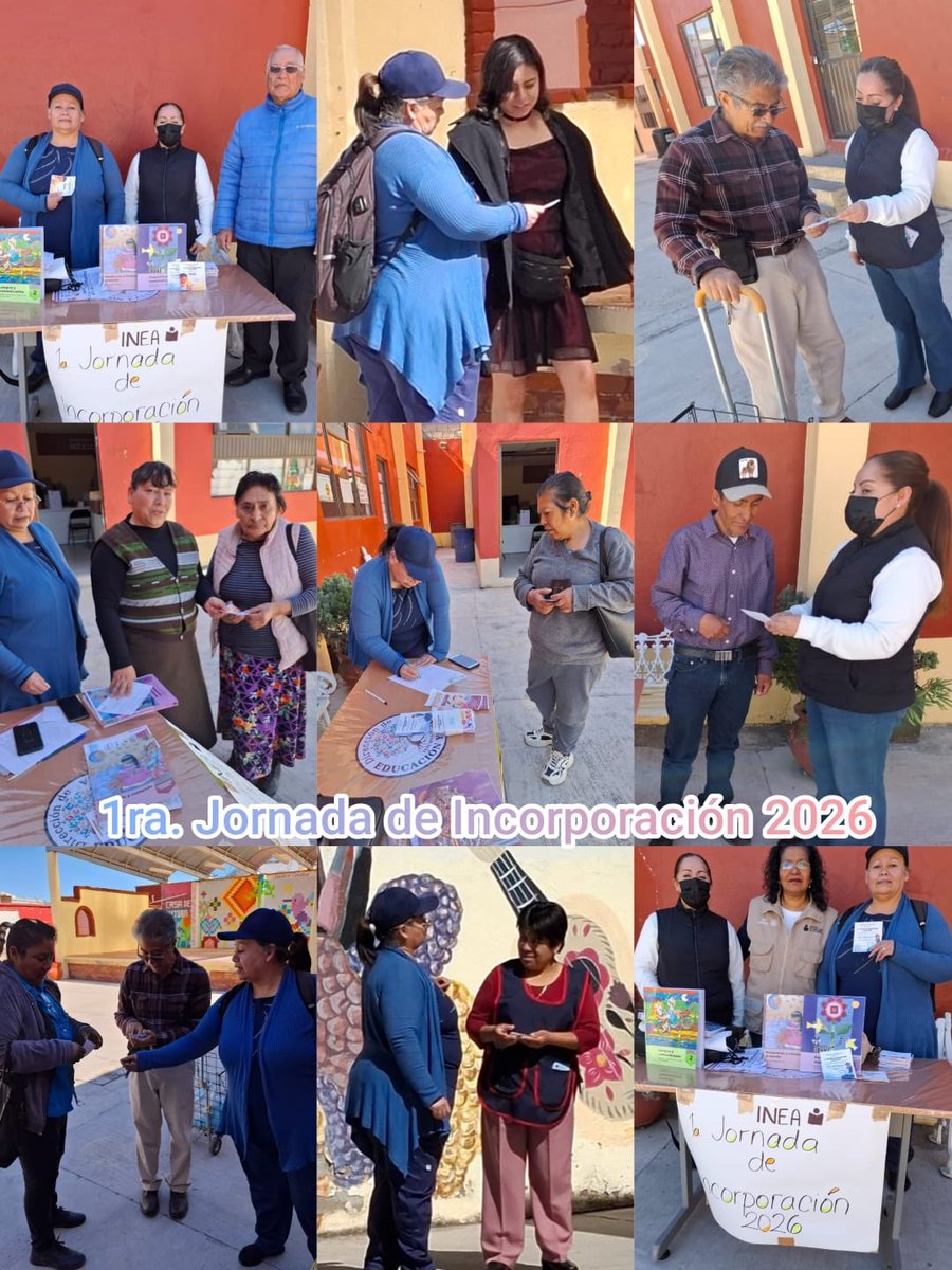iheaoficial's tweet photo. En la 1a. Jornada Estatal de Incorporación #IHEA 2026, se llevan a cabo actividades de promoción y difusión de los servicios educativos en los municipios, acercando oportunidades de aprendizaje a jóvenes y personas adultas que desean iniciar o concluir su educación básica. https://t.co/LP3ctUwkD7