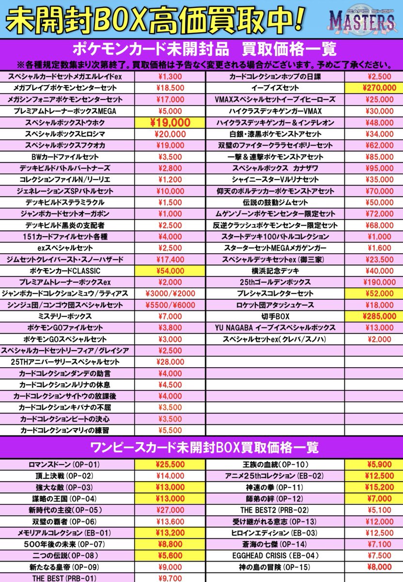 🚀🚀2/28 #マスターズ買取 🚀🚀】 オープンより買取受付致します