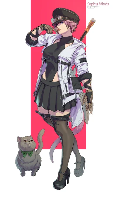 Commission for "Zephyr, FFXIV Viper"