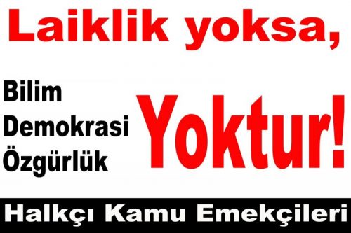OKULLAR BİLİM YUVASIDIR, İBADETHANE DEĞİL!
Milli Eğitim Bakanlığı tarafından Ramazan ayı dolayısıyla okullara gönderilen son genelge, anayasal bir ilke olan Laiklik ve Eğitimin bilimselliği esaslarına açık bir müdahale niteliğindedir. Halkçı Kamu Emekçileri olarak, pedagojik