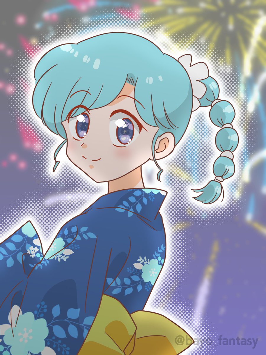 昨日の千絵ちゃん、浴衣姿も良かったし髪形も可愛すぎたね。
#ハイスクール奇面組