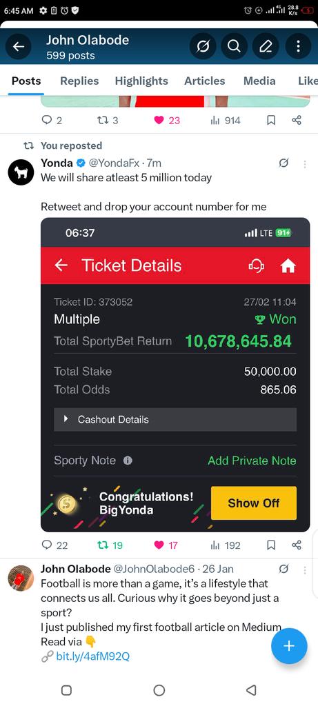 John Olabode tweet media