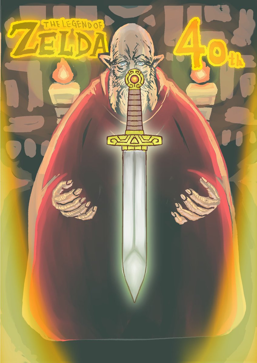 DraCheeOne's tweet photo. 今年はゼルダイラストいっぱい描くよ！
#Zelda #Zelda40th #ゼルダの伝説40周年 #ゼルダ40周年 https://t.co/HY1QaCiozZ